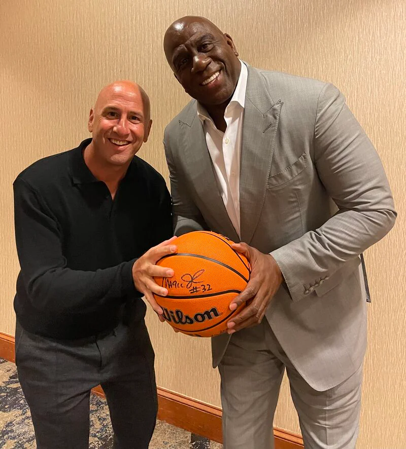 Magic Johnson, Backstage