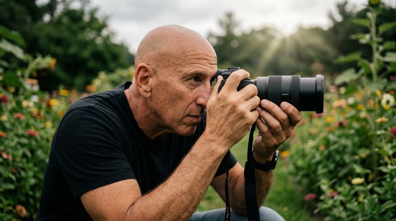 Behind the lens