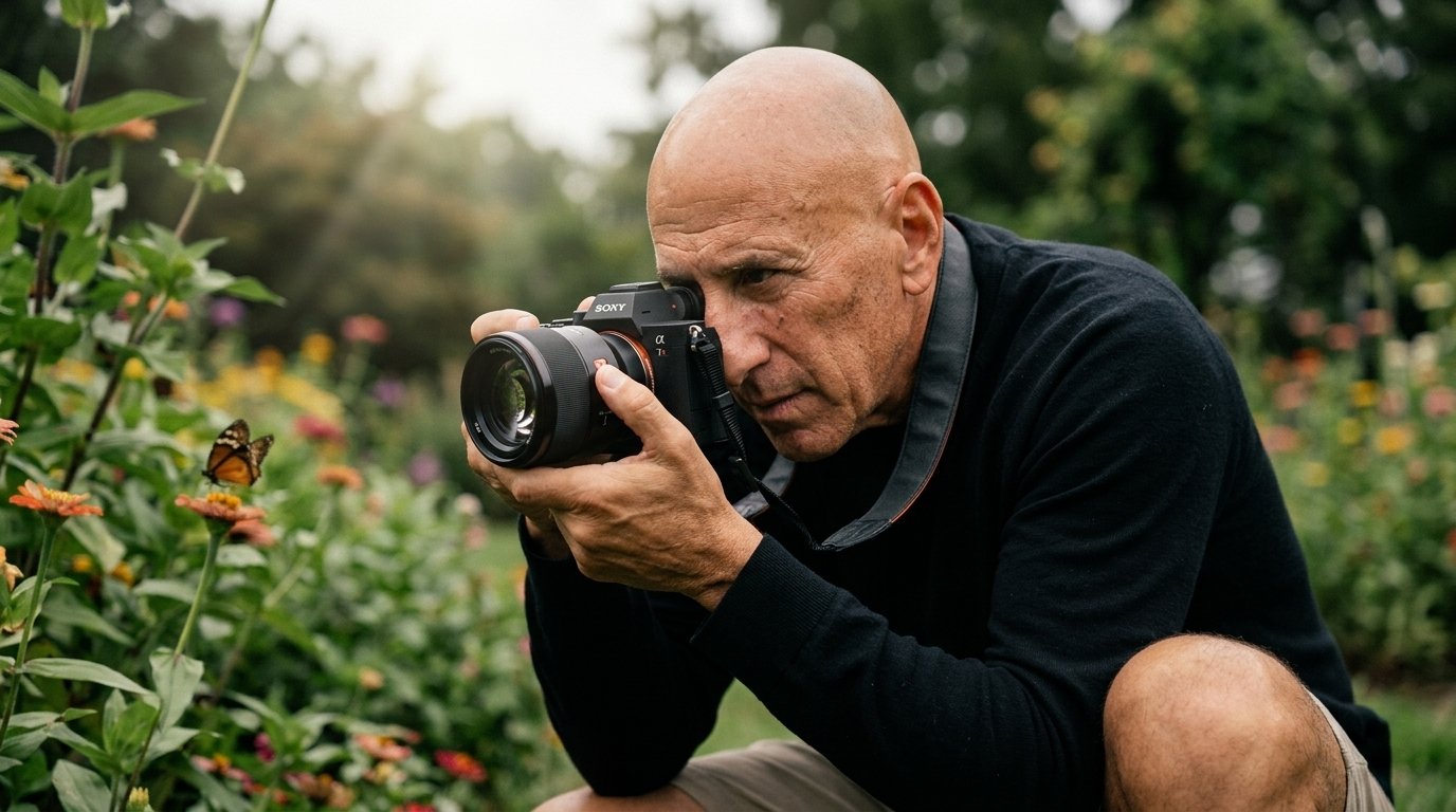 Seth Dechtman photographing nature