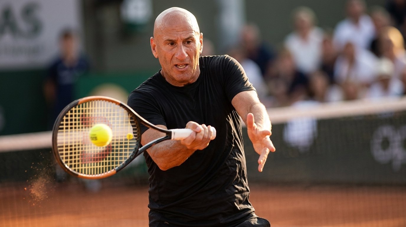Seth Dechtman playing tennis